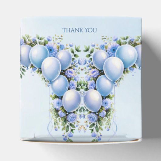 Blue Balloons Fvor Box Geschenkschachtel (Oben)