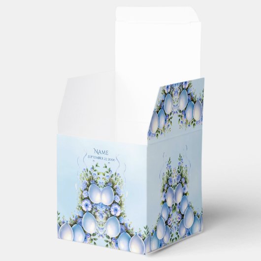 Blue Balloons Fvor Box Geschenkschachtel (Geöffnet)