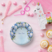 Blue Balloons Paper Bowl Pappteller (Party)