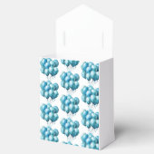 Blue Balloons Watercolor Boy Baby Dusche Geschenkschachtel (Geöffnet)