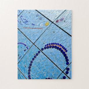 Blue Baltimore Mirror Mosaic Puzzle