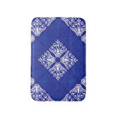 Blue Bandana Design Badematte (Vorderseite Vertikal)