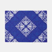 Blue Bandana Design Fußmatte (Vorderseite)