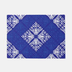 Blue Bandana Design Fußmatte