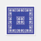 Blue Bandana Design Serviette (Vorderseite)