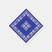 Blue Bandana Design Serviette (Ecke)