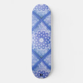 Blue Bandana Muster Dd Brand Skateboard (Vorderseite)