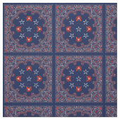 Blue Bandana Stoff (Muster)