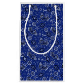 Blue Bandana Western Cowboy Adventure Ranch Fun Kleine Geschenktüte (Vorderseite)