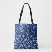 Blue Bandanna Tasche (Vorderseite)