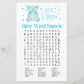 Blue Bär Baby Showroom Word Search Game (Vorderseite)