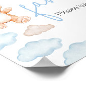 Blue Bar Balloon Baby Duwer Favorit Poster (Ecke)