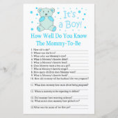 Blue Bär Wie gut kennen Sie das Baby-Duschspiel? (Vorderseite)