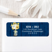 Blue Barn Mason Jar Sunflowers | RÜCKSENDEADRESSE (Insitu)