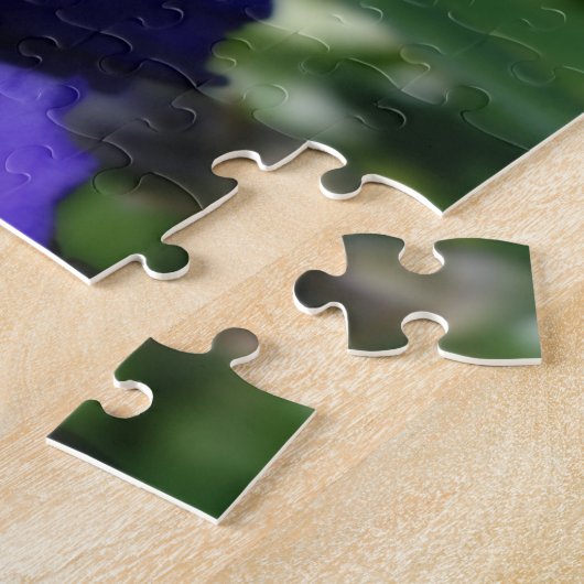 Blue Barted Iris Blume Puzzle (Seite)