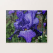 Blue Barted Iris Blume Puzzle (Horizontal)