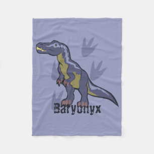 Blue Baryonyx Fleecedecke