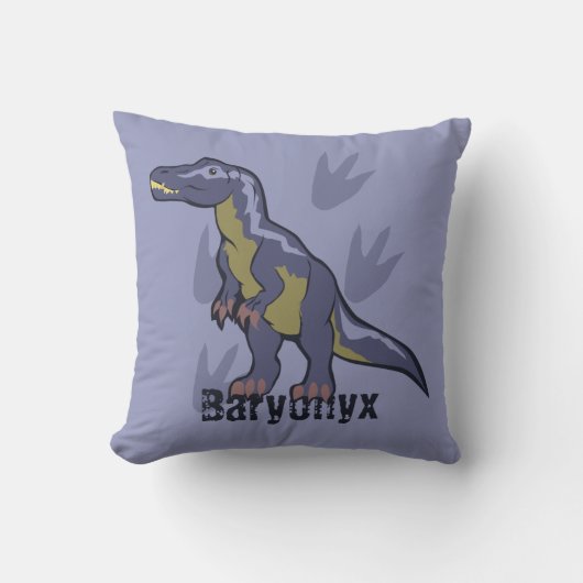 Blue Baryonyx Kissen (Vorderseite)