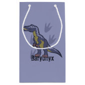 Blue Baryonyx Kleine Geschenktüte (Rückseite)