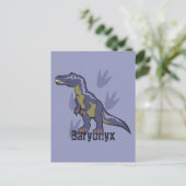 Blue Baryonyx Postkarte (Stehend Vorderseite)