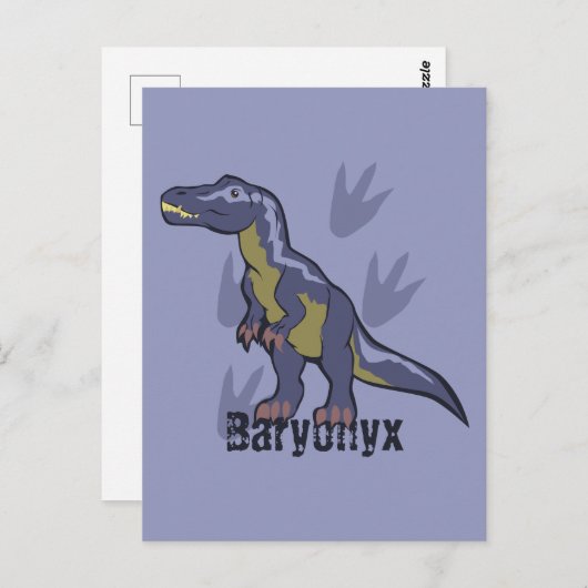 Blue Baryonyx Postkarte (Vorne/Hinten)