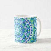 Blue Base Mandala Tasse (VorderseiteRechts)