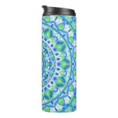 Blue Base Mandala Thermosbecher (Nach rechts gedreht)