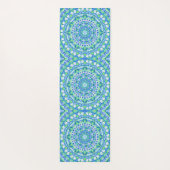 Blue Base Mandala Yogamatte (Rückseite)