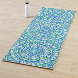 Blue Base Mandala Yogamatte