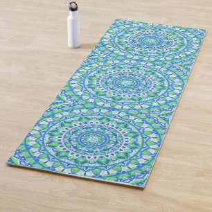 Blue Base Mandala Yogamatte