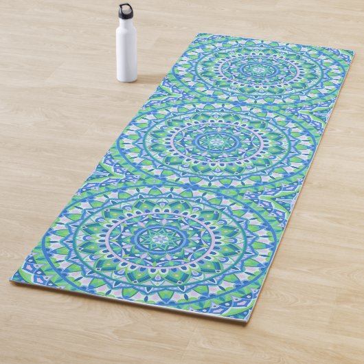 Blue Base Mandala Yogamatte (Beispiel)