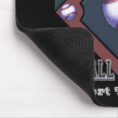 Blue Baseball Cartoon Mouse Pad Mousepad (Ecke)