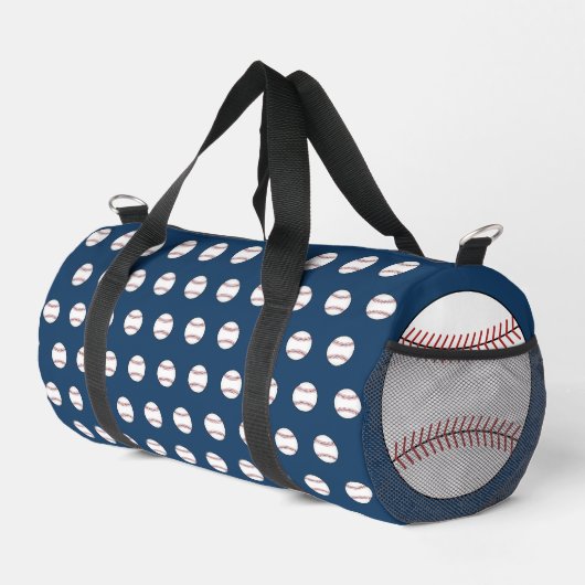 Blue Baseball Duffel Bag Duffle Bag (Rechte Ecke)