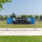 Blue Baseball Softball Dugout Banner Sportteam (Insitu)