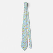Blue Basket Neck Tie Krawatte (Vorderseite)
