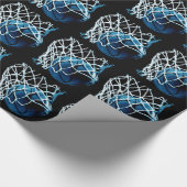 Blue Basketball Geschenkpapier (Ecke)