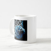Blue Basketball Kaffeetasse (Vorderseite Links)