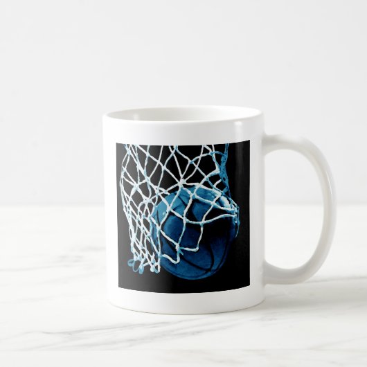 Blue Basketball Kaffeetasse (Rechts)