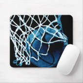 Blue Basketball Mousepad (Mit Mouse)