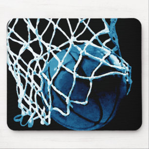 Blue Basketball Mousepad