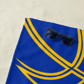 Blue Basketball Players Name Coach Sports Strandtuch (Beispiel)