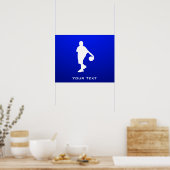 Blue Basketball Poster (Küche)