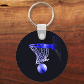Blue Basketball Schlüsselanhänger (Vorderseite)