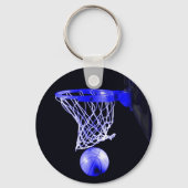 Blue Basketball Schlüsselanhänger (Vorderseite)