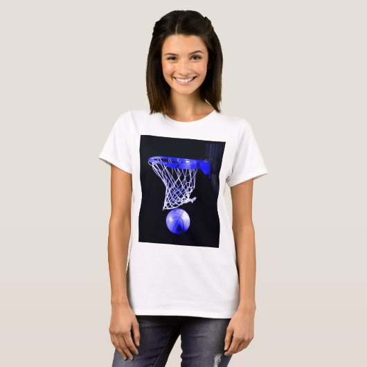 Blue Basketball T-Shirt (Vorne ganz)