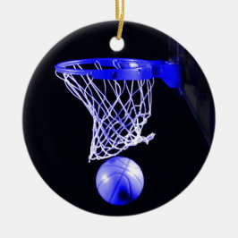 Blue Basketball Weihnachtsschmuck