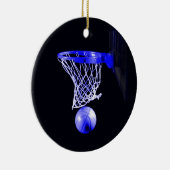 Blue Basketball Weihnachtsschmuck (Rechts)