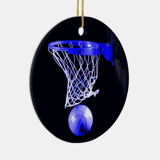 Blue Basketball Weihnachtsschmuck (Rechts)
