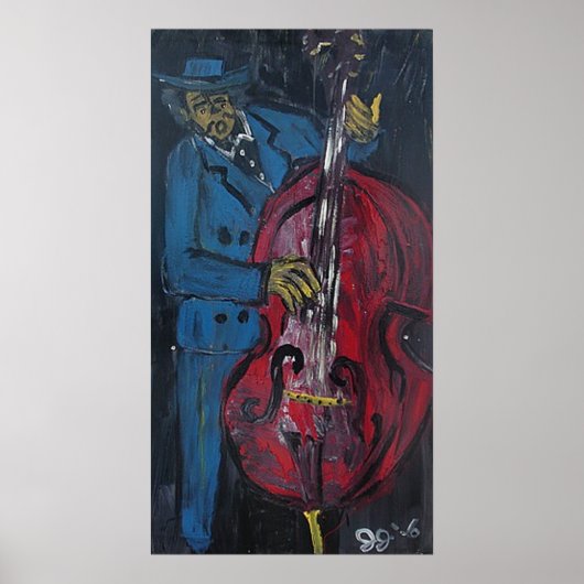 BLUE BASS POSTER (Vorne)