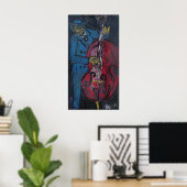 BLUE BASS POSTER (Heimbüro)